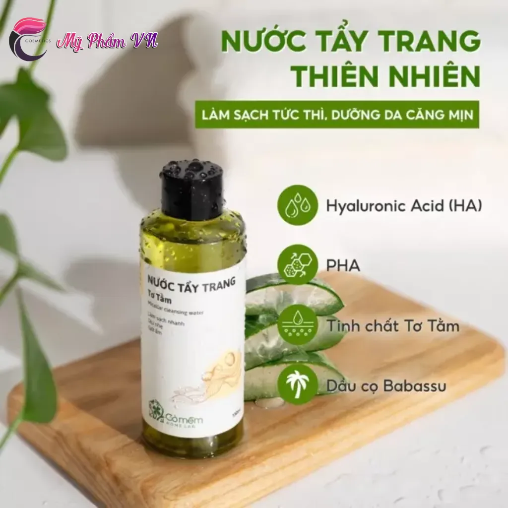 Nước Tẩy Trang Tơ Tằm Dành Cho Da Thường Đến Khô