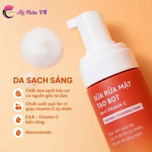 Sữa Rửa Mặt Tạo Bọt Sơ Ri Vitamin C